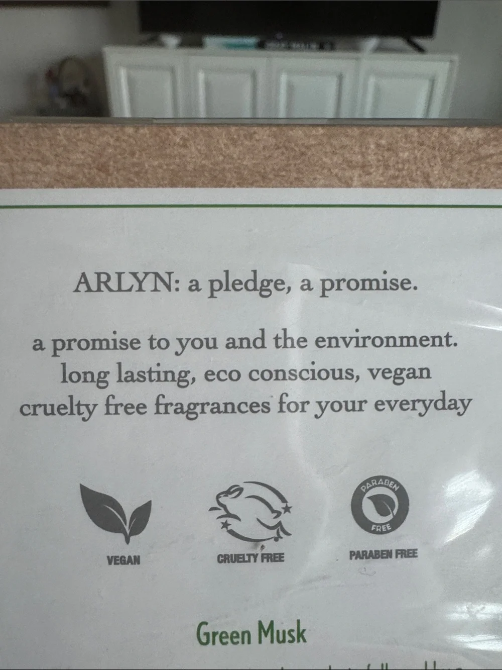 ARLYN Green Musk EDP  - 50 ml NWT